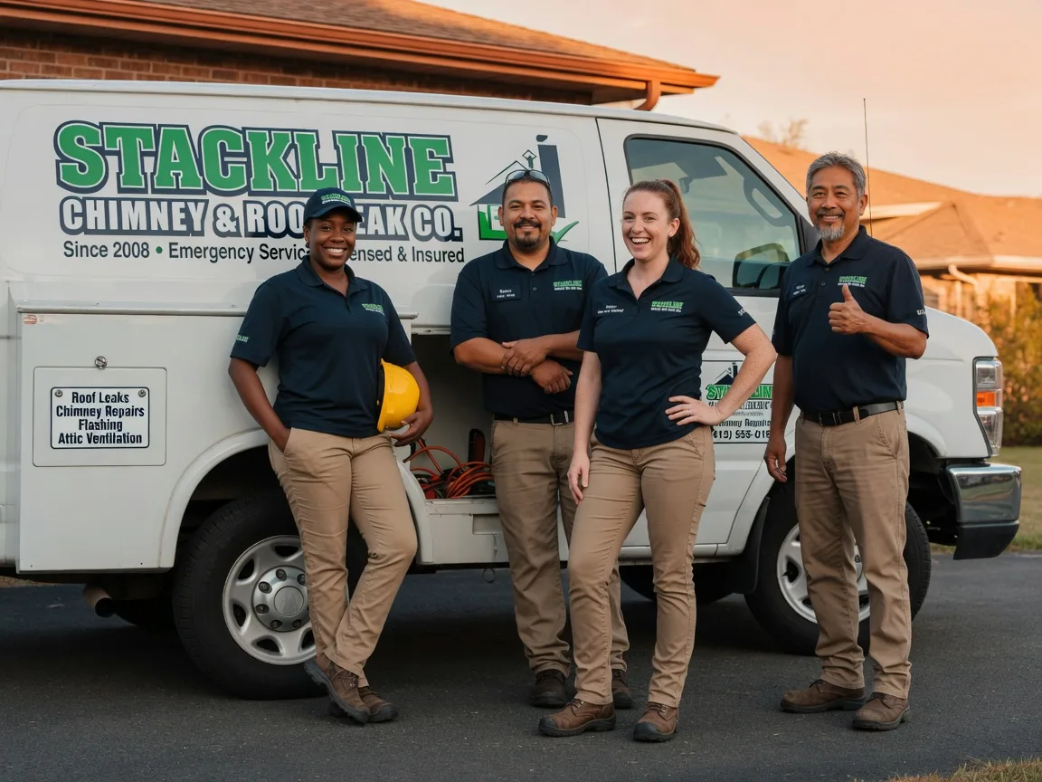 Chimney flashing repair company in Davenport, VA